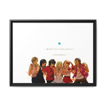 Load image into Gallery viewer, Anohana Meiko Honma, Jinta Yadomi, Naruko Anjou, Tetsudou Hisakawa, Chiriko Tsurumi Canvas Framed Art Print
