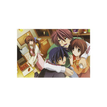 Load image into Gallery viewer, Clannad Tomoya Okazaki, Nagisa Furukawa, Akio Furukawa, Sanae Furukawa Rug
