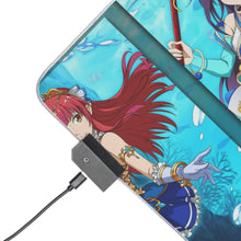 Load image into Gallery viewer, Memory Defrag Water Banner RGB LED Mouse Pad (Desk Mat)
