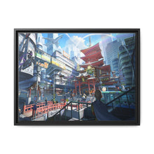 Load image into Gallery viewer, Saitama Looking Out Over the City Canvas Framed Art Print
