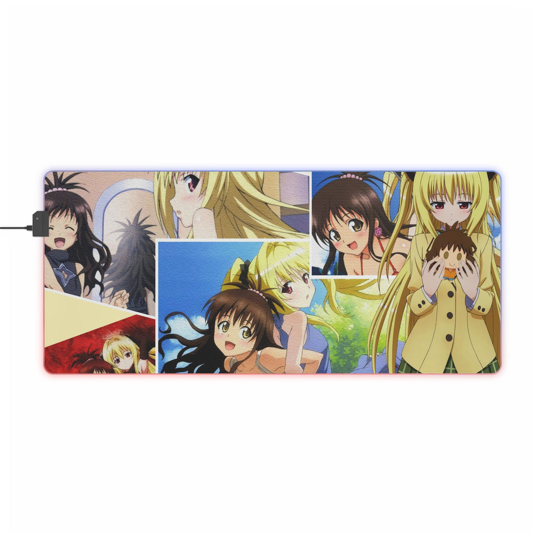 To Love-Ru RGB LED Mouse Pad (Desk Mat)
