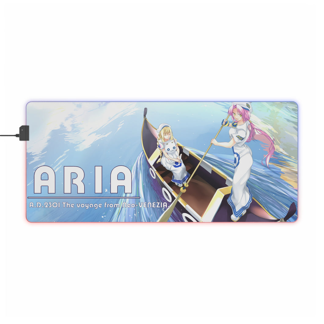 Anime Aria RGB LED Mouse Pad (Desk Mat)