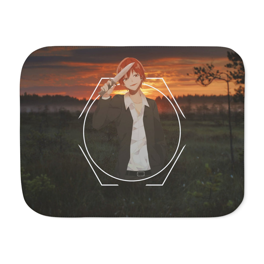 Assassination Classroom Karma Akabane Sherpa Blanket
