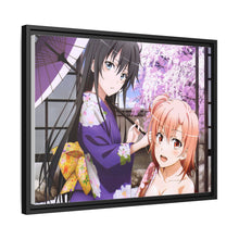 Load image into Gallery viewer, My Teen Romantic Comedy SNAFU Yukino Yukinoshita, Yui Yuigahama Canvas Framed Art Print
