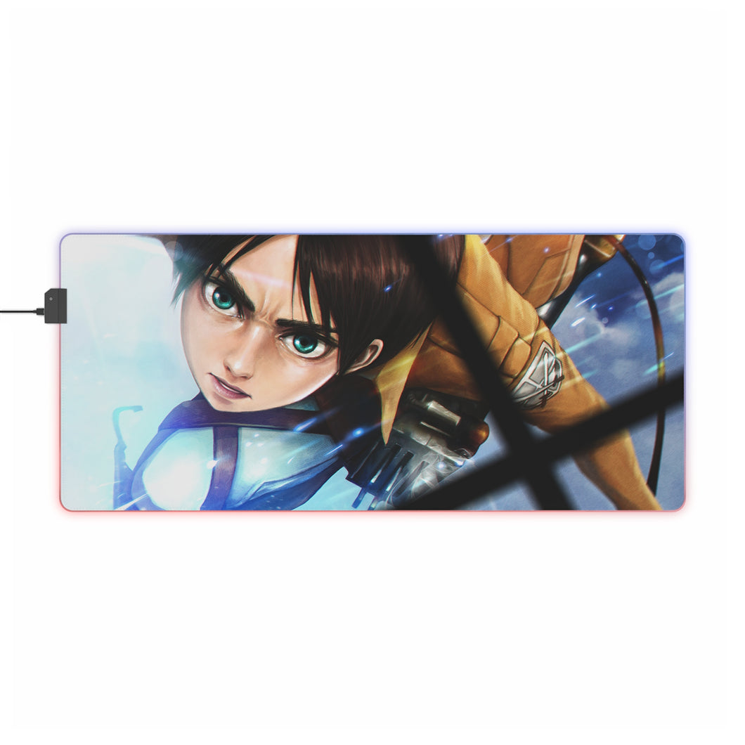 Anime Attack On Titan RGB LED Mouse Pad (Desk Mat)