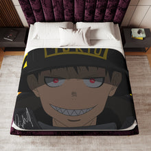 Load image into Gallery viewer, Enen no Shouboutai - Kusakabe Shinra Sherpa Blanket
