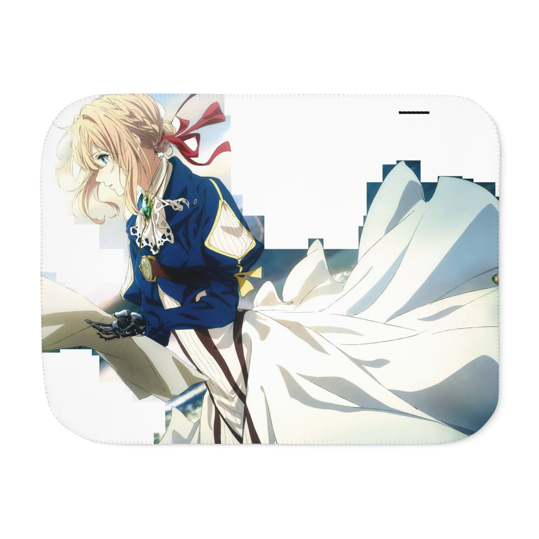 Violet Evergarden Sherpa Blanket