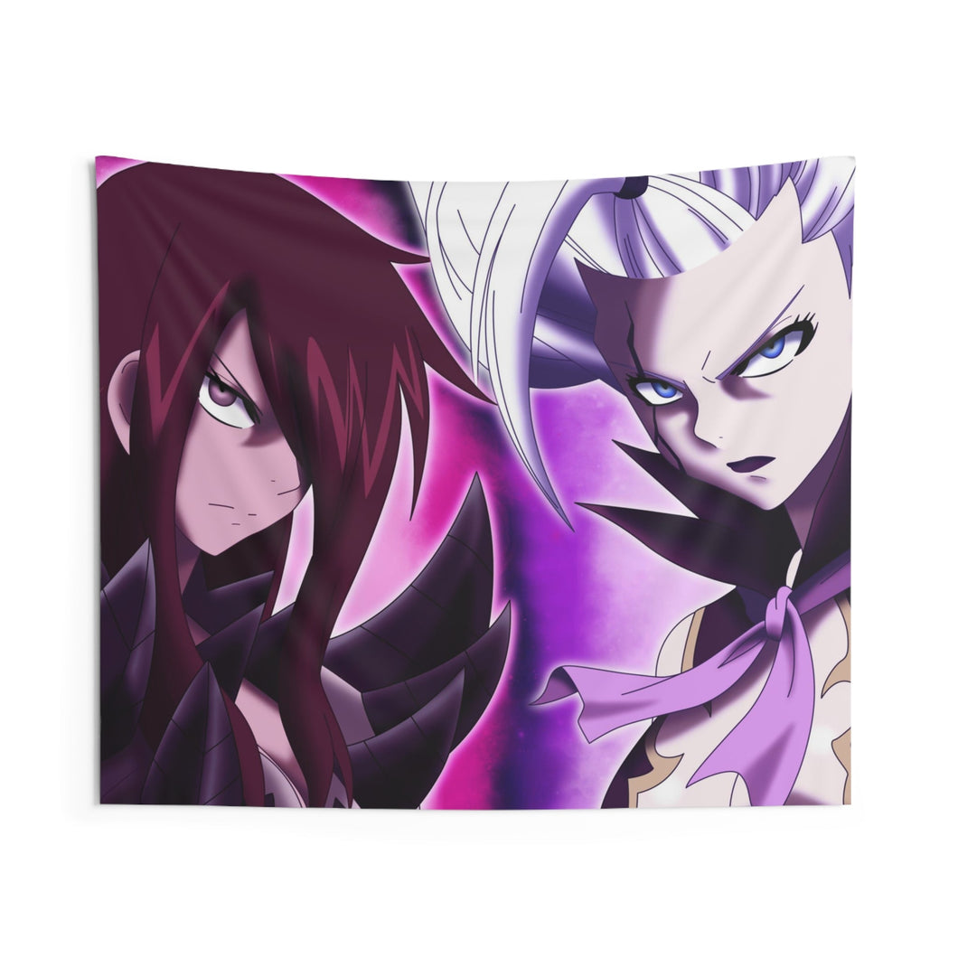 Erza Scarlet & Demon Mirajane Indoor Wall Tapestry