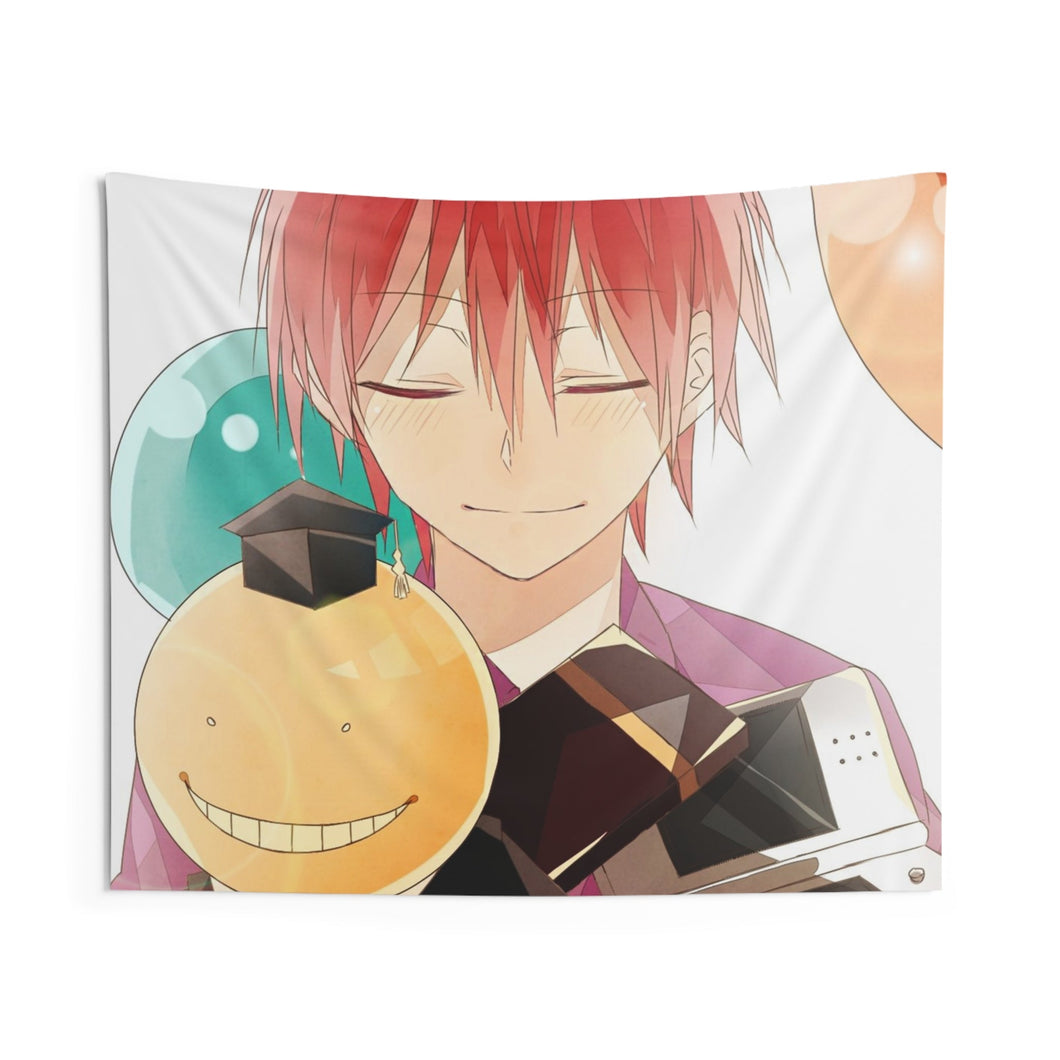 Karma Akabane and Koro-sensei Indoor Wall Tapestry