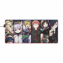 Load image into Gallery viewer, Miss Kobayashi's Dragon Black ver. RGB LED Mouse Pad (Desk Mat)
