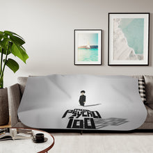 Load image into Gallery viewer, Mob Psycho 100 Shigeo Kageyama Sherpa Blanket
