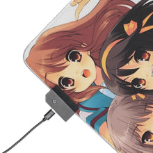 Load image into Gallery viewer, The Melancholy Of Haruhi Suzumiya RGB LED Mouse Pad (Desk Mat)
