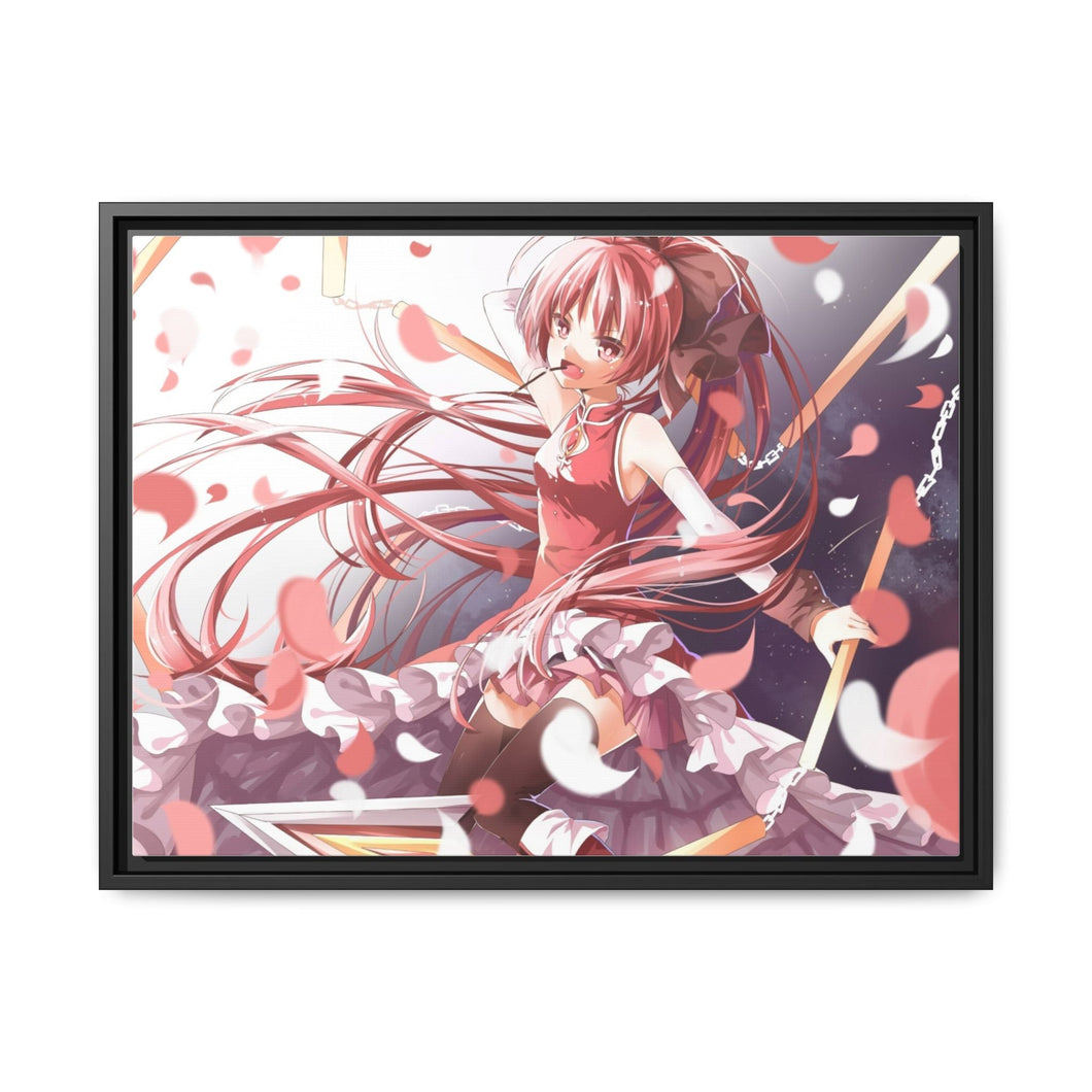 Anime Puella Magi Madoka Magica Canvas Framed Art Print