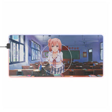 Load image into Gallery viewer, Yui Yuigahama RGB LED Mouse Pad (Desk Mat)

