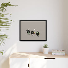 Load image into Gallery viewer, A few マクロクロスケ sketched on a cool Tokyo night Canvas Framed Art Print
