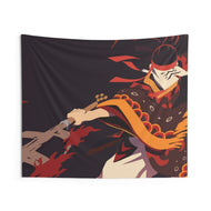 Kagura Dance from Demon Slayer: Kimetsu no Yaiba Indoor Wall Tapestry