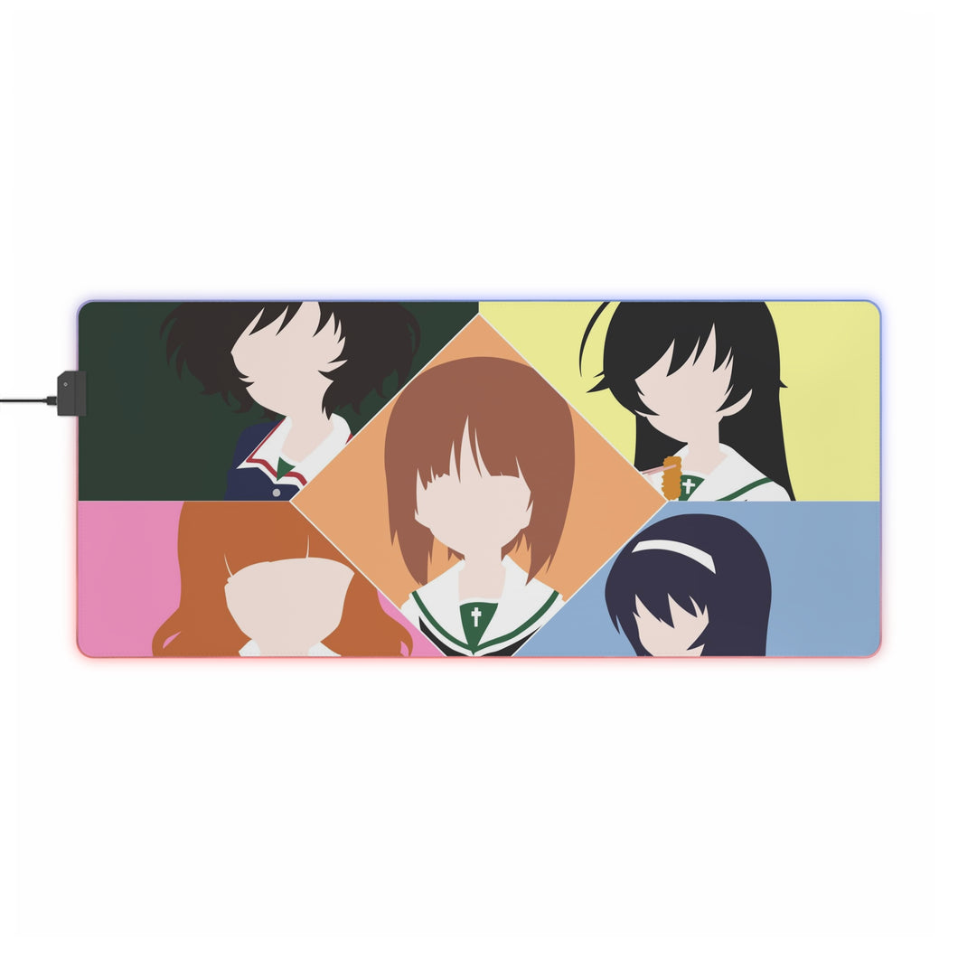Girls und Panzer RGB LED Mouse Pad (Desk Mat)