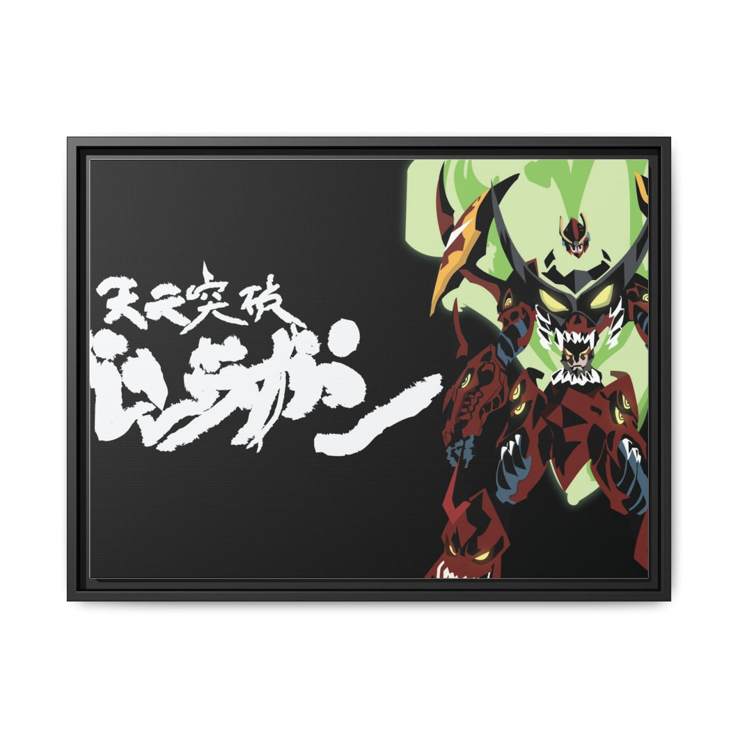 Anime Tengen Toppa Gurren Lagann Canvas Framed Art Print