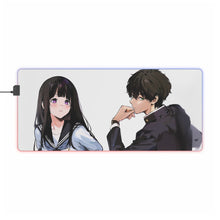 Load image into Gallery viewer, Hyouka Eru Chitanda RGB LED Mouse Pad (Desk Mat)
