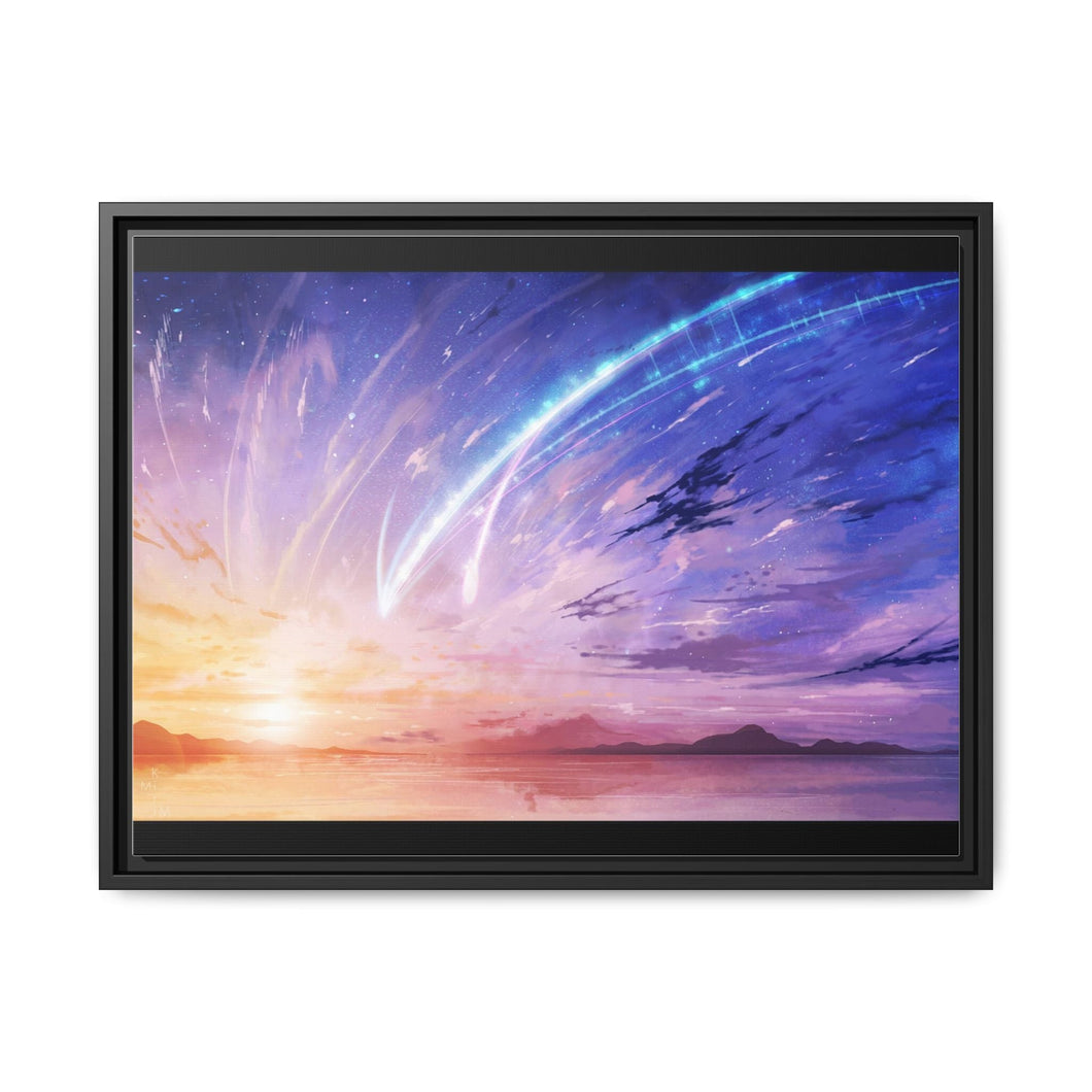Anime Your Name. Canvas Framed Art Print