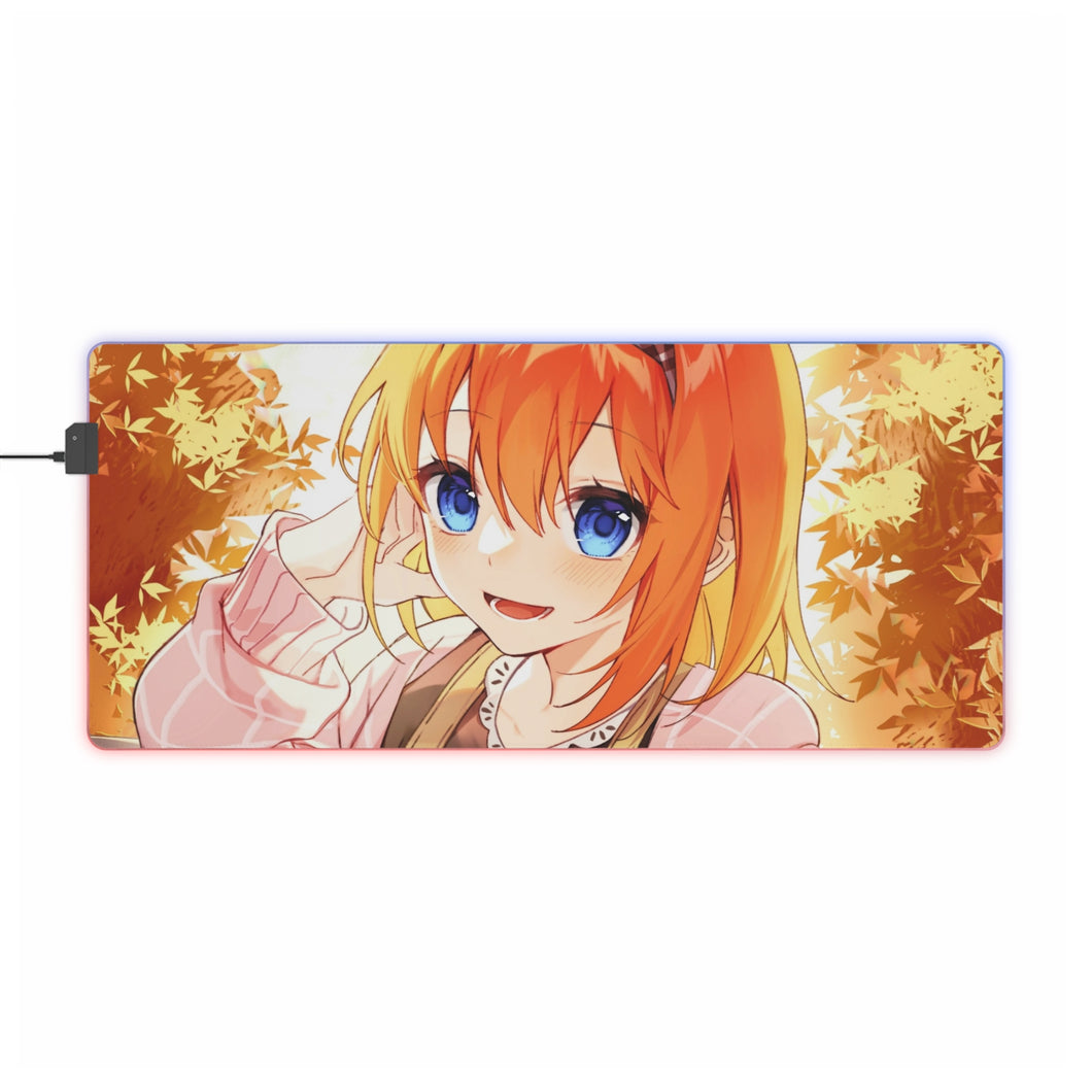 The Quintessential Quintuplets Yotsuba Nakano RGB LED Mouse Pad (Desk Mat)