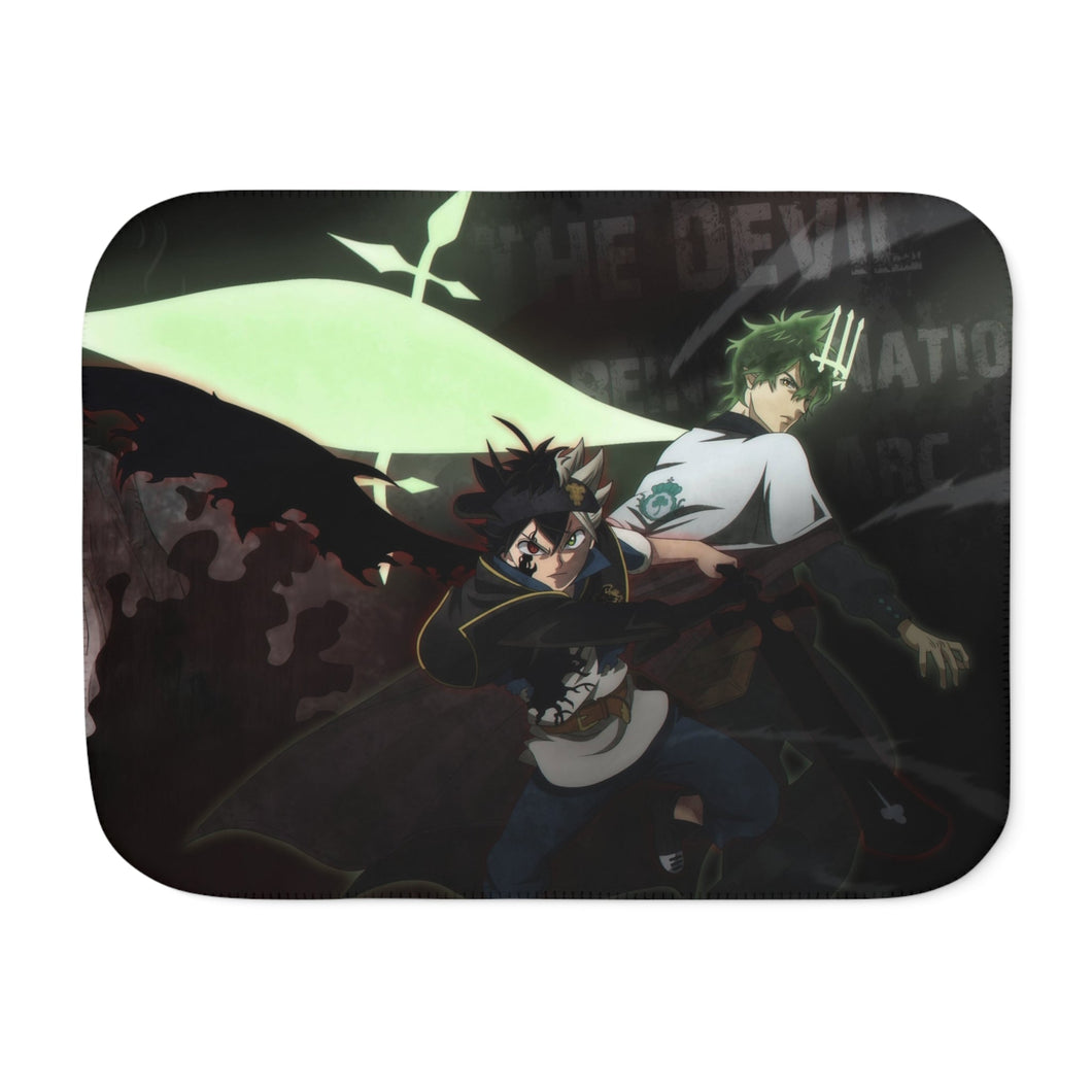 Anime Black Clover Sherpa Blanket