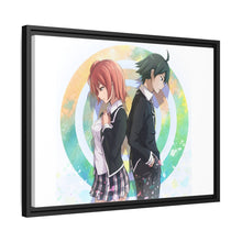Load image into Gallery viewer, My Teen Romantic Comedy SNAFU Hachiman Hikigaya, Yui Yuigahama Canvas Framed Art Print
