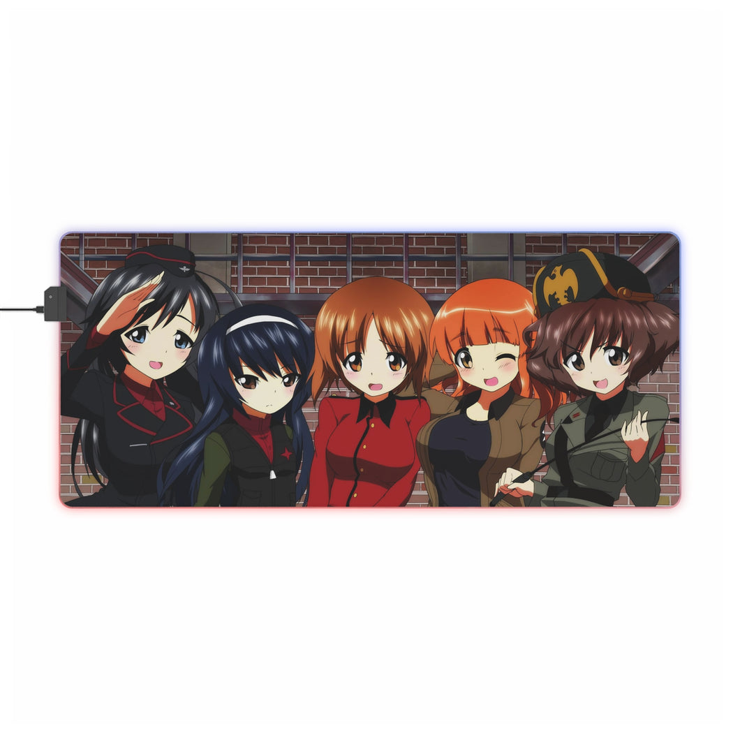 Girls und Panzer RGB LED Mouse Pad (Desk Mat)