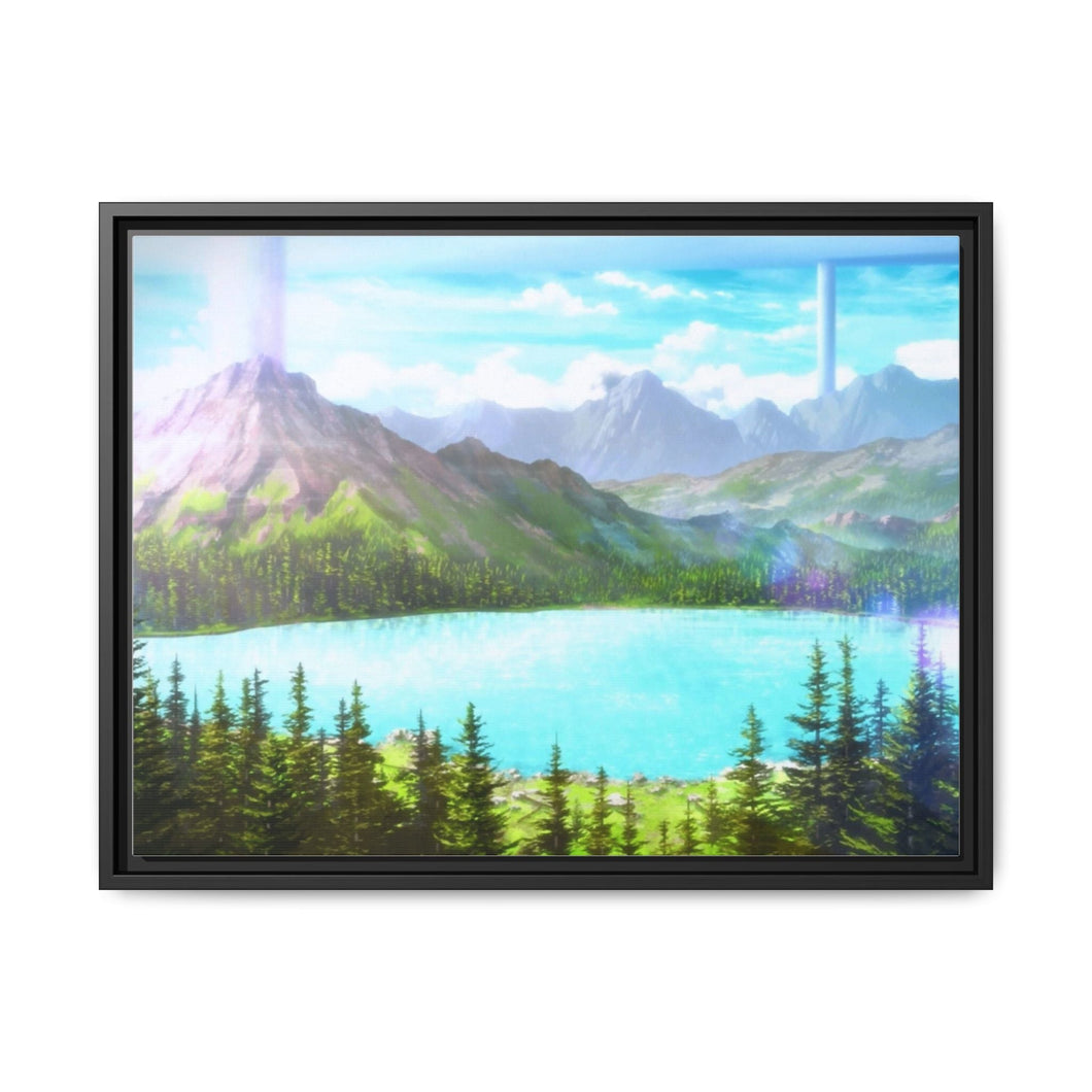 Floor 22 of the Aincrad Canvas Framed Art Print