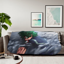Load image into Gallery viewer, My Hero Academia Izuku Midoriya Sherpa Blanket
