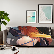 Load image into Gallery viewer, Is It Wrong To Try To Pick Up Girls In A Dungeon? Sherpa Blanket
