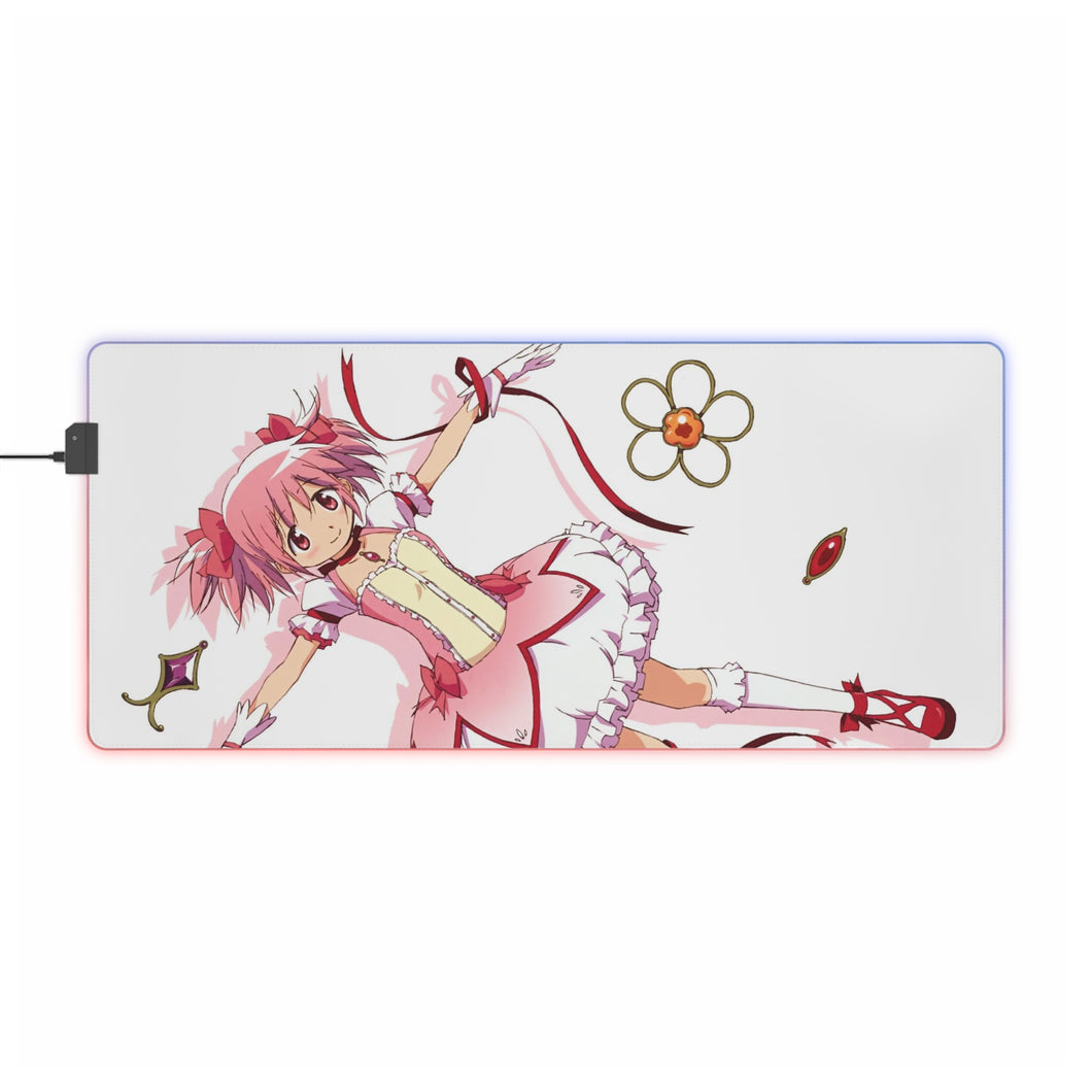 Puella Magi Madoka Magica Madoka Kaname RGB LED Mouse Pad (Desk Mat)