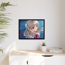 Load image into Gallery viewer, Nao Tomori looking back Canvas Framed Art Print
