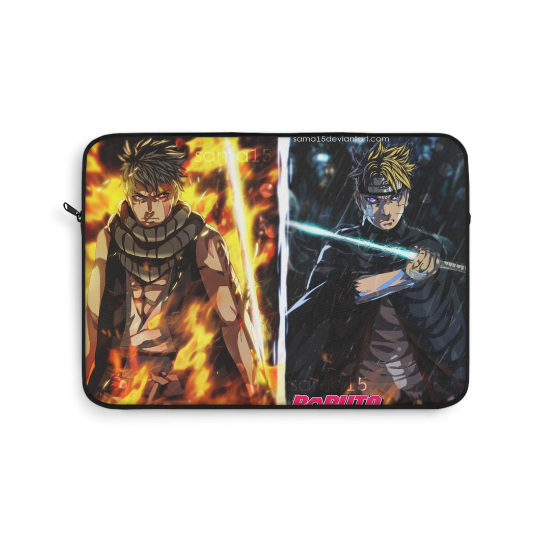 Kawaki and Boruto Laptop Sleeve