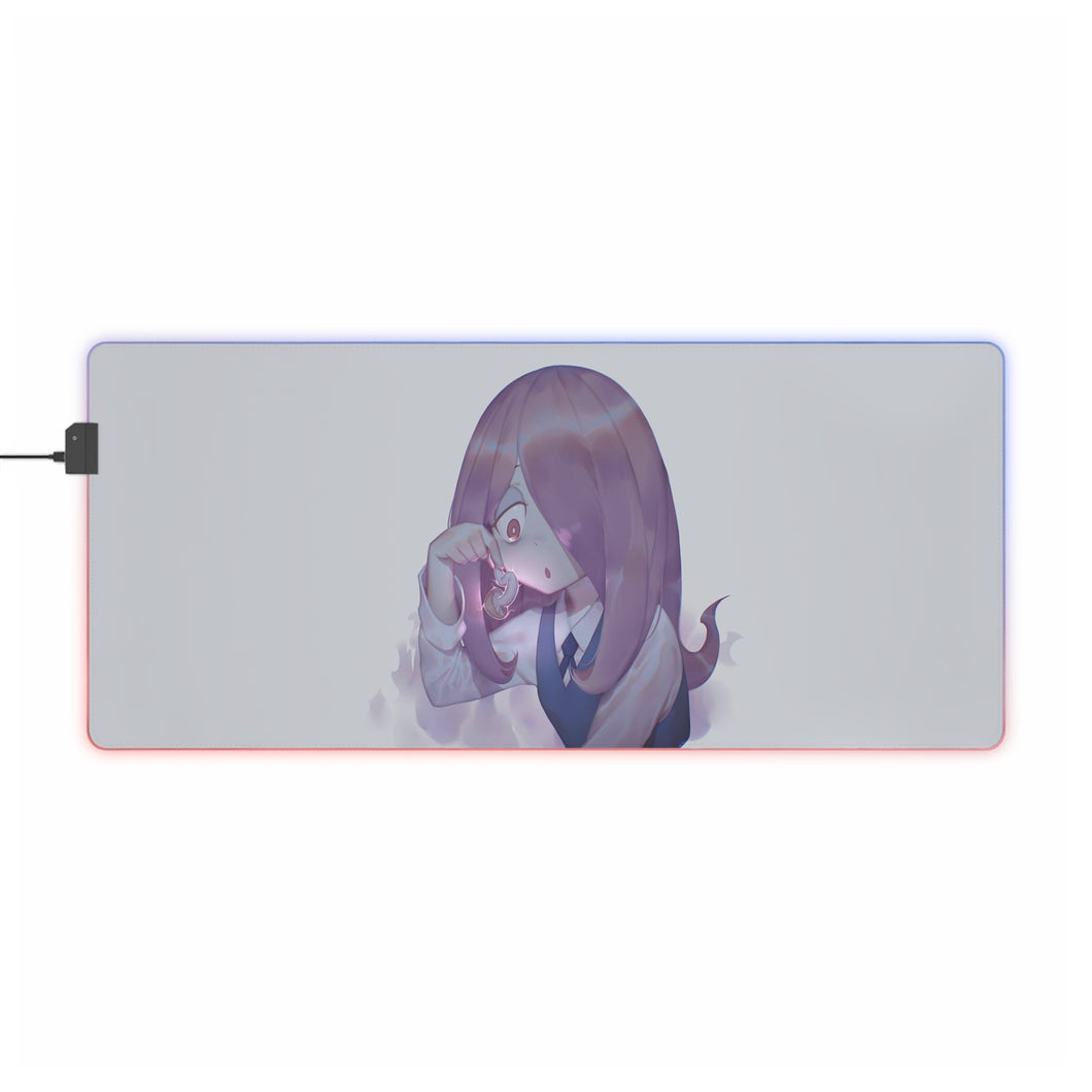 Little Witch Academia Sucy Manbavaran, Computer Keyboard Pad RGB LED Mouse Pad (Desk Mat)