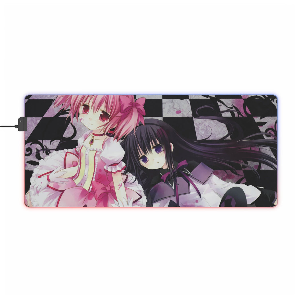 Puella Magi Madoka Magica RGB LED Mouse Pad (Desk Mat)