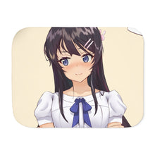 Load image into Gallery viewer, Rascal Does Not Dream Of Bunny Girl Senpai Sherpa Blanket
