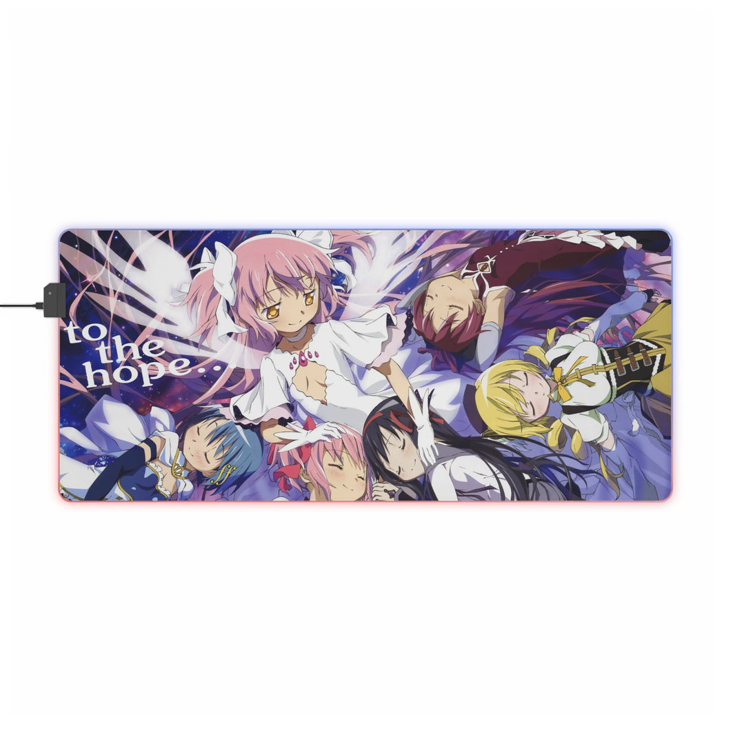 Puella Magi Madoka Magica RGB LED Mouse Pad (Desk Mat)