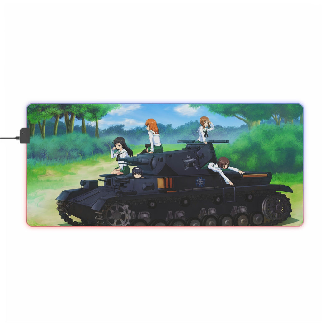 Girls und Panzer RGB LED Mouse Pad (Desk Mat)