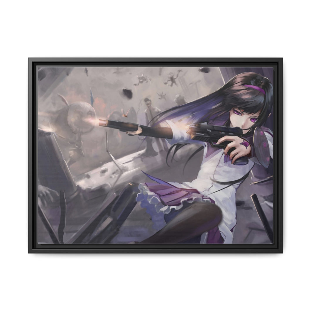 Anime Puella Magi Madoka Magica Canvas Framed Art Print