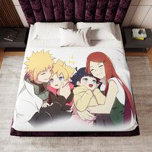 Load image into Gallery viewer, Boruto and Minato :&#39;) Sherpa Blanket
