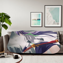 Load image into Gallery viewer, Highschool Of The Dead Sherpa Blanket
