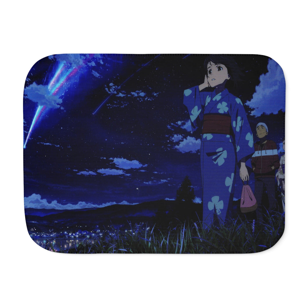 Your Name. Sherpa Blanket