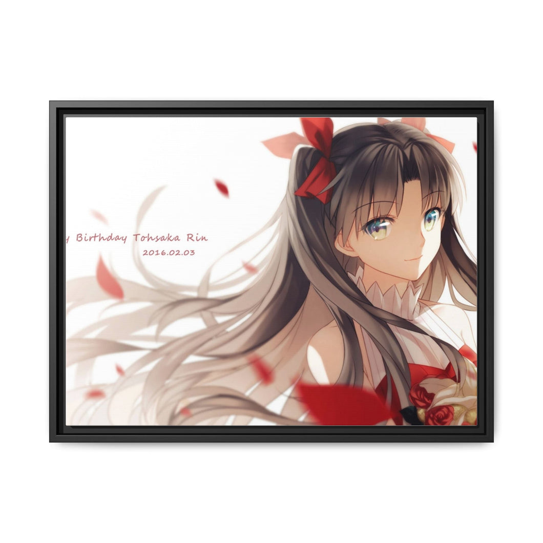 Happy Birthday Rin❤ Canvas Framed Art Print