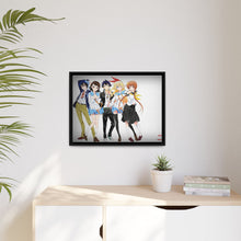 Load image into Gallery viewer, Nisekoi Chitoge Kirisaki, Kosaki Onodera, Seishirou Tsugumi, Marika Tachibana Canvas Framed Art Print
