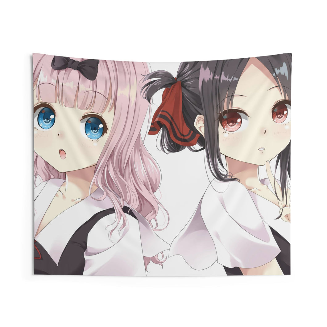 Kaguya and Chika Indoor Wall Tapestry