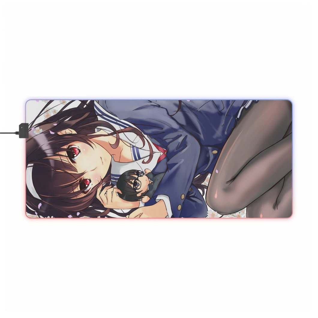 Utaha Kasumigaoka RGB LED Mouse Pad (Desk Mat)