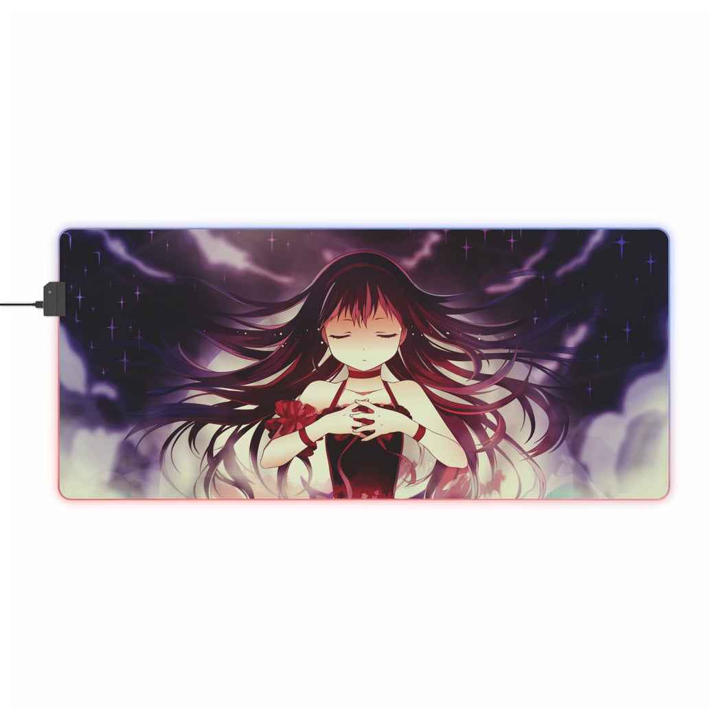 Puella Magi Madoka Magica Homura Akemi RGB LED Mouse Pad (Desk Mat)