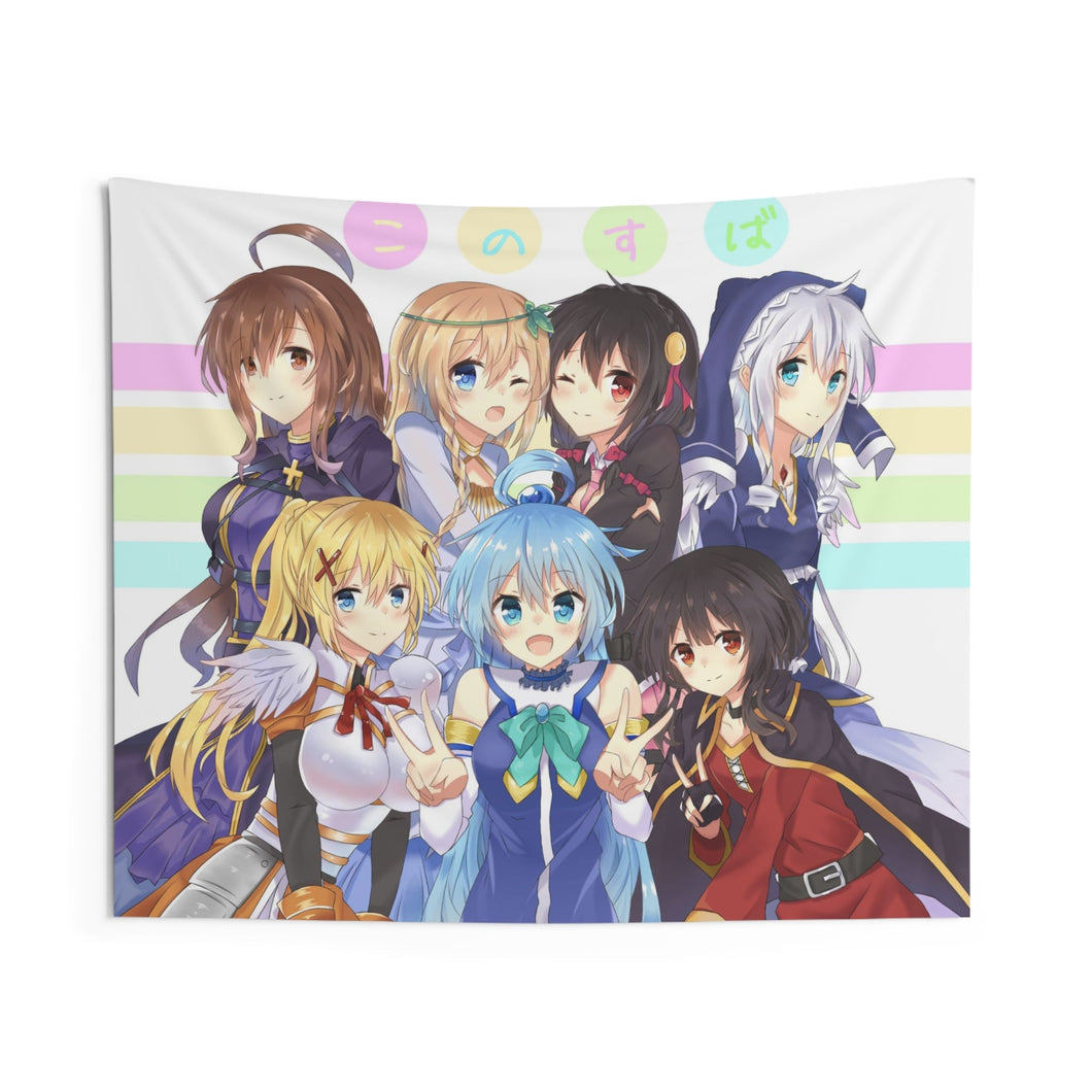 KonoSuba - God’s blessing on this wonderful world!! Indoor Wall Tapestry