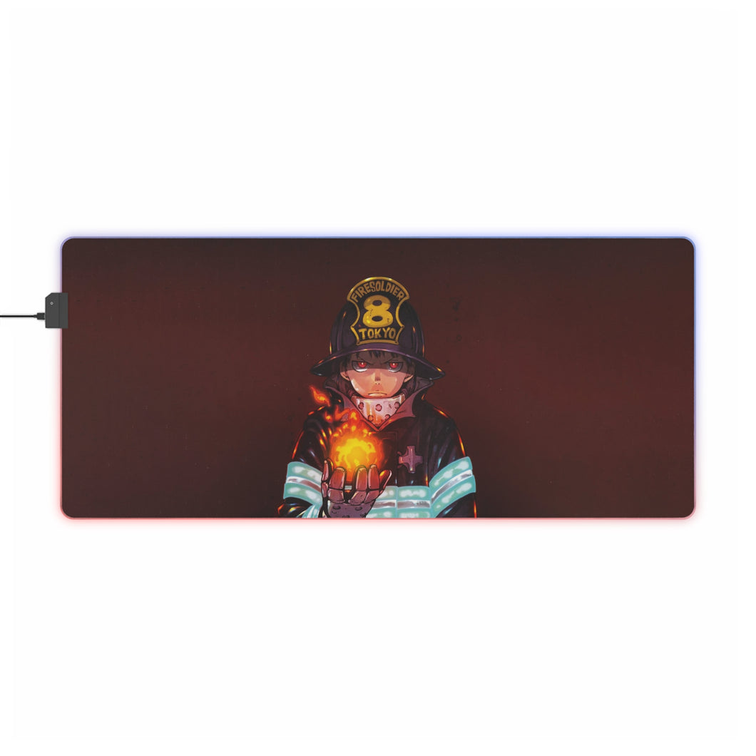 Fire Force RGB LED Mouse Pad (Desk Mat)